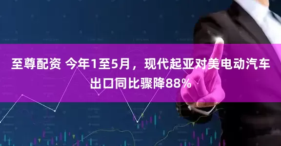 至尊配资 今年1至5月，现代起亚对美电动汽车出口同比骤降88%